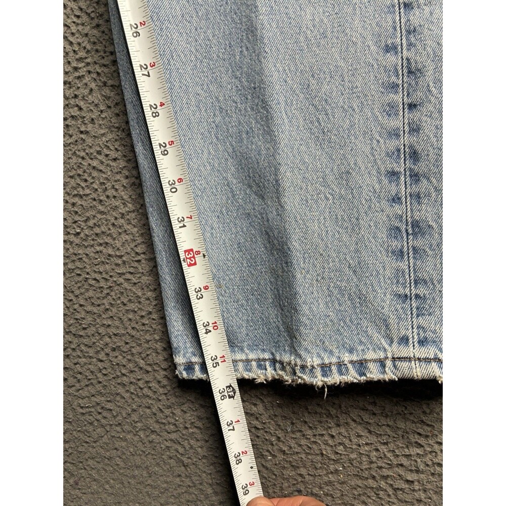Vintage 90s Levi’s 501 Made in USA Denim Straight Leg Jeans Measured 38x35 - Picture 8 of 16